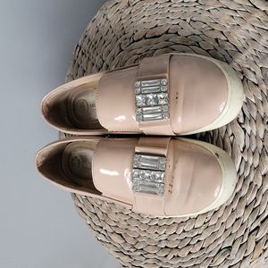 Slip on shoes with Rhinestones